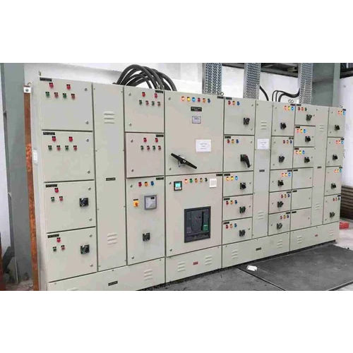 Low Tension Control Panel - Mild Steel Construction, 50 MHz Frequency | Powder Coated Finish, White Color, 415 Rated Voltage