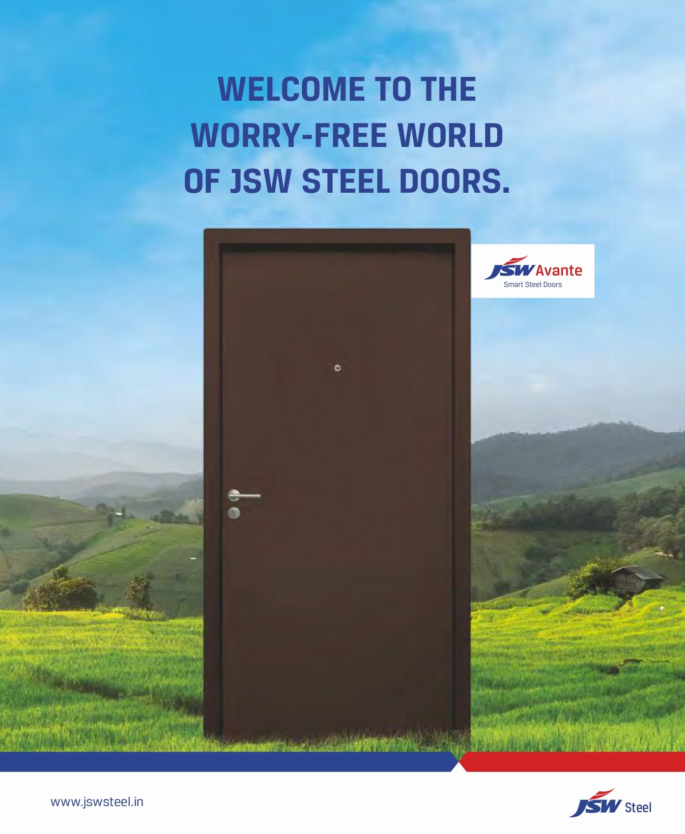 JSW Wood Finish Steel Doors at Latest Price, JSW Wood Finish Steel Doors Manufacturer in Kolkata