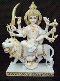 Marble Durga Mata Devi Statue