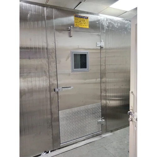 Silver Galvanized Iron Cold Storage Room