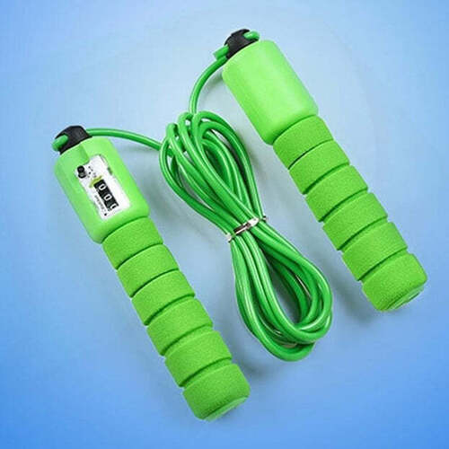 ELECTRONIC COUNTING SKIPPING ROPE (9-FEET) (0635)