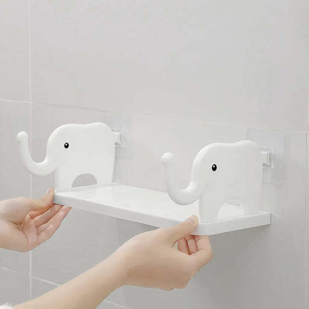 MULTIFUNCTIONAL ELEPHANT SHAPED STORAGE SHELF (9271a)