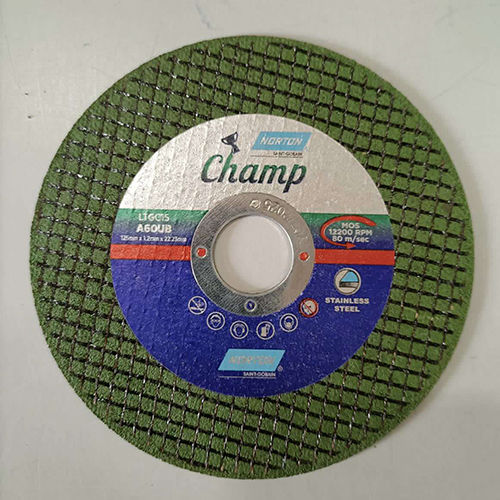 125x1.2mm Norton Champ Cutting Wheel Hardness: Rigid