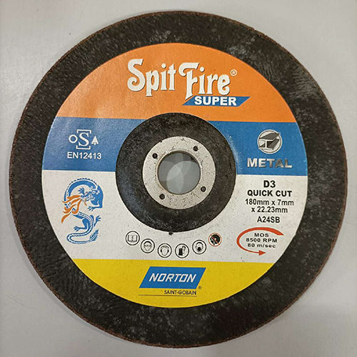 180x7mm Spitfire Grinding Wheel