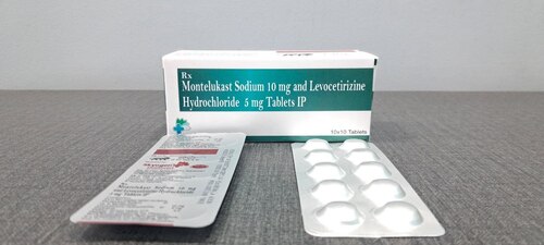 MONTELUKAST SODIUM 10MG AND LEVOCETIRIZINE HYDROCHLORIDE 5MG