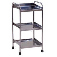 Durable Hospital Bedside Table With Wheeler