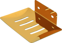 Fancy Soap Dish Gold - Stainless Steel Ss 61, Pvd Coating | Elegant Design, Versatile For Bathroom & Kitchen, Holds Various Soap Types