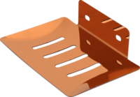 Fancy Soap Dish Rose Gold - Stainless Steel, Pvd Coated Finish | Elegant Design For Bathroom & Kitchen, Versatile Soap Storage Solution