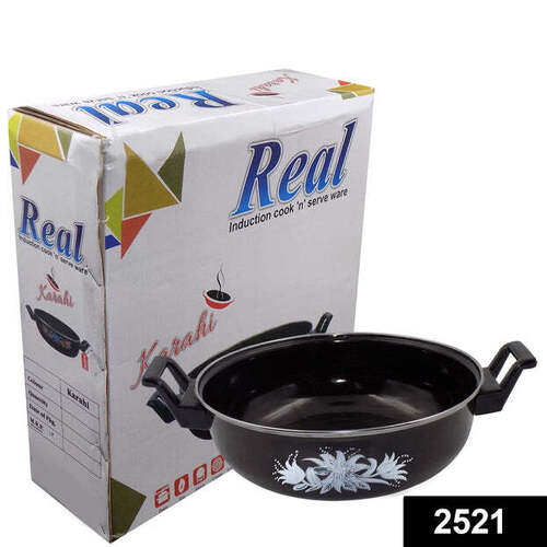 TRADITIONAL SMALL CAST IRON KADAI (2521)