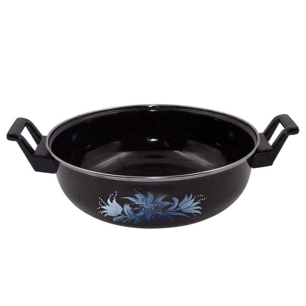 TRADITIONAL SMALL CAST IRON KADAI (2521)
