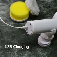 5IN1 HOME KITCHEN ELECTRIC CLEANING BRUSH ELECTRIC SPIN SCRUBBER (6329)