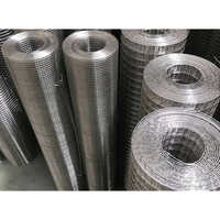 Stainless Steel Welded Wire Mesh - Stainless Steel, Polished Finish, Silver Color | Reinforcement, Protection, Filtration, and Containment Applications