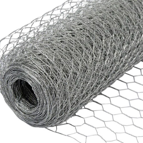 Silver Gi Chicken Wire Mesh