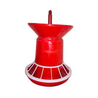 Red Automatic Poultry Feeder
