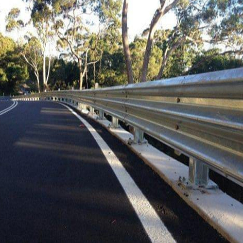 Three Beam Crash Barrier