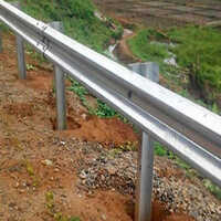 Metal Beam Crash Barrier