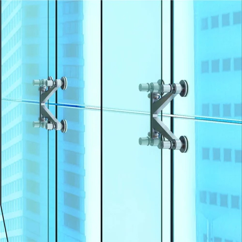Spider Fitting Glass Partition