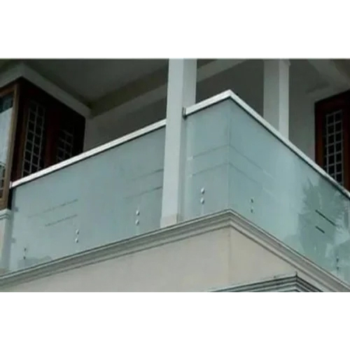 SS Balcony Railing With Glass