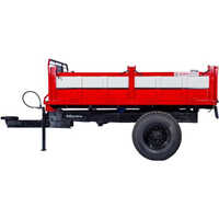 3 Ton Hydraulic Tractor Trailer And Trolley - Color: Red