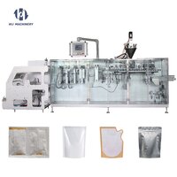 automatic horizontal doypack standup bag form fill seal hffs packing machine food snack candy granular packing machine