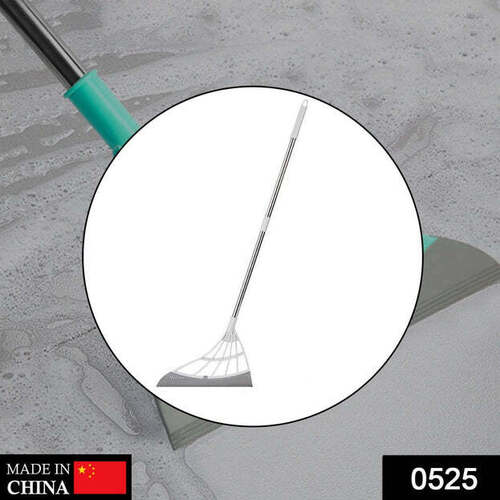 DURABLE ECO-FRIENDLY BROOM WITH SCRAPER (0525)