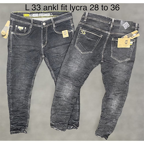 Blue L33 Ankle Fit Lycra Jeans