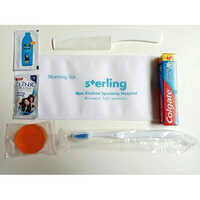 Patient Morning Toothbrush Kit - Plastic, Multicolor | Ergonomic Handle, Disposable Brush Heads, Medical Grade, Sterilized Design