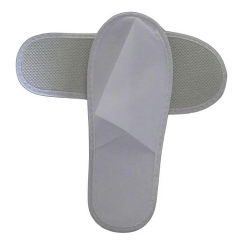 Non Woven Unisex White Disposable Slippers