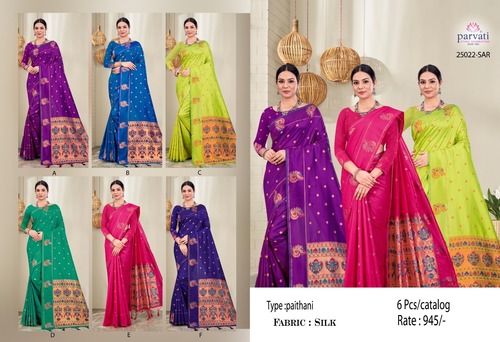 Paithni Concept Silk Saree For Ethnic Wear-25022