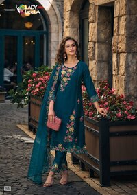 Heavy Handwork and Embroidered Silk Suits