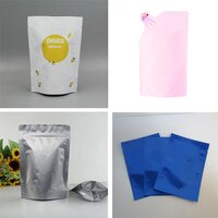Automatic horizontal standup pouch doypack zipper bag form fill seal hffs packing machine food snack candy granular packing machine