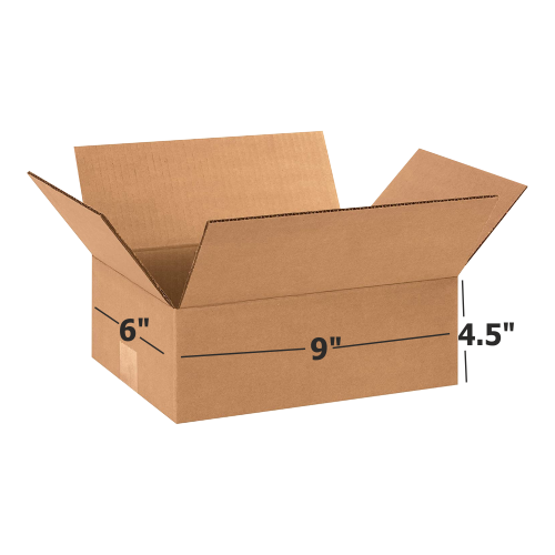Box Brother 3 Ply Brown Corrugated Moving Boxes Size: 9X6X4.5 Length 9 inch Width 6 inch Height 4.5 inch Shipping Courier Box