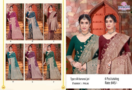 Silk Banarasi Zari Work For Wedding-25024