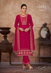 Ladies Designer Punjabi Embroidered Suit