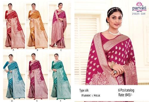 Banarasi Silk Saree For Bridal Collection-25025