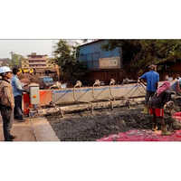 One Side Road Paver Machine - Color: Orange