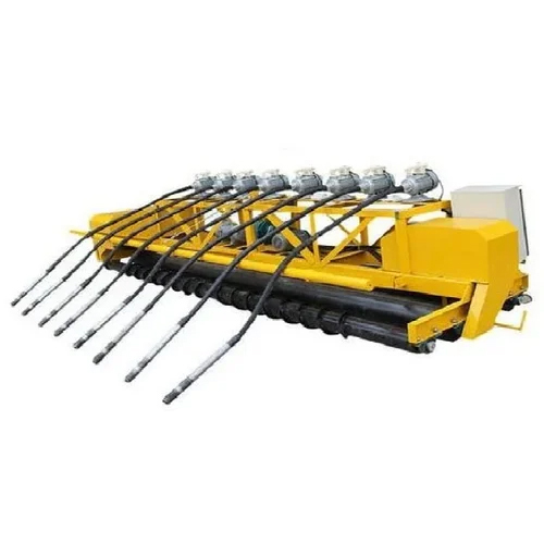 Heavy Duty Concrete Vibrator Paver Machine - Color: Yellow