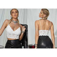 Ladies Thin Strap Bralette - Spandex Fabric, Adjustable Thin Straps, Padded Design , Available In Multiple Sizes And Colors