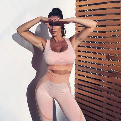 Sports Bra And Pants Leggings Two Piece Tracksuit