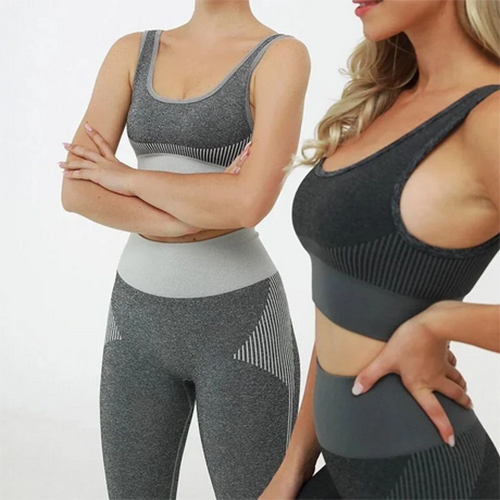 Affordable Ladies Breathable Quick Dry Seamless Yoga Set, Exporter from  Jinhua, China