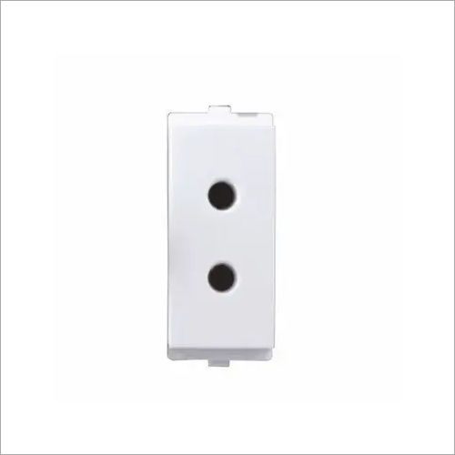 White Heat Proof Electric 2 Pin Socket