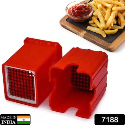 FRENCH FRIES POTATO CHIPS STRIP CUTTING CUTTER MACHINE (7188)