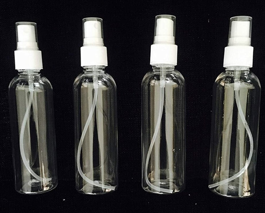 black pet shampoo bottle