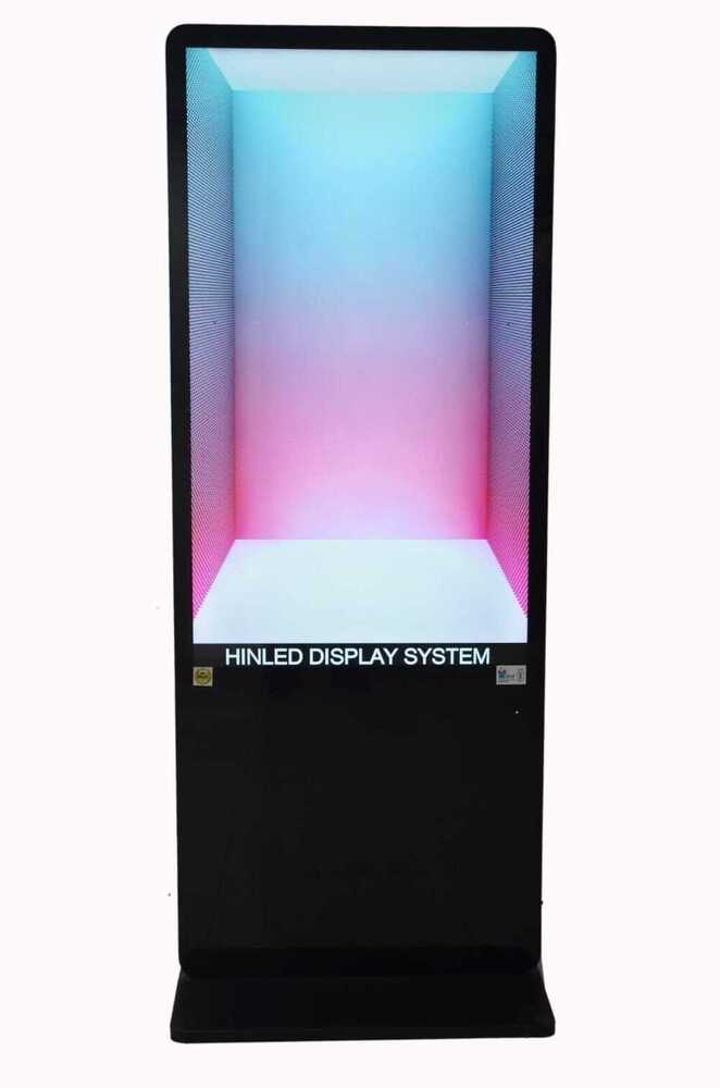 Digital Standee - PVC, 733x438x80mm, Matte Black | 1 Year Warranty, Waterproof, 230V, Industrial Use