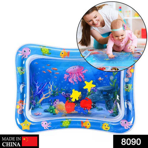 BABY WATER MAT INFLATABLE BABY PLAY MAT ACTIVITY CENTER FOR INFANT BABY TOYS 3 TO 15 MONTHS (8090)