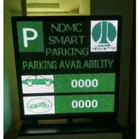 Smart Parking Display System - Body Material: Acrylic