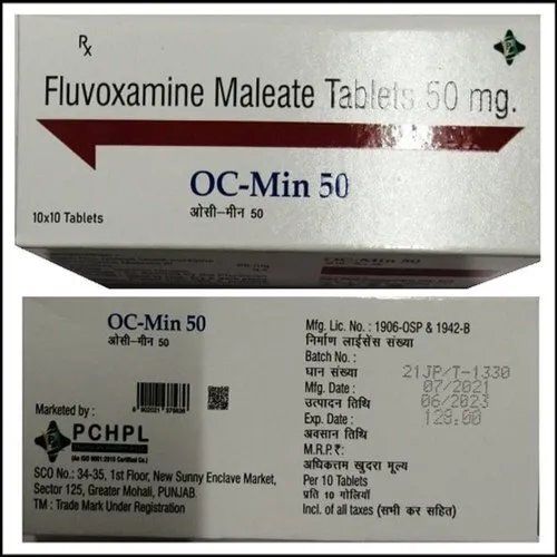 Fluvoxamine Maleate Tablets 50 Mg Usage: Depression