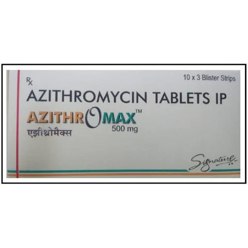 Azithromax 500 Mg Tablet Warranty: 1 Year