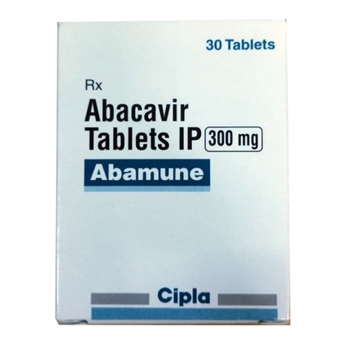 Abamune Tablet - 300mg Dosage | Antiretroviral Therapy For Hiv Management, Immune Support, Combination Treatment