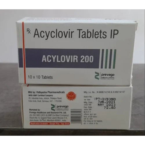 Acyclovir Tablets 200mg Cool & Dry Place